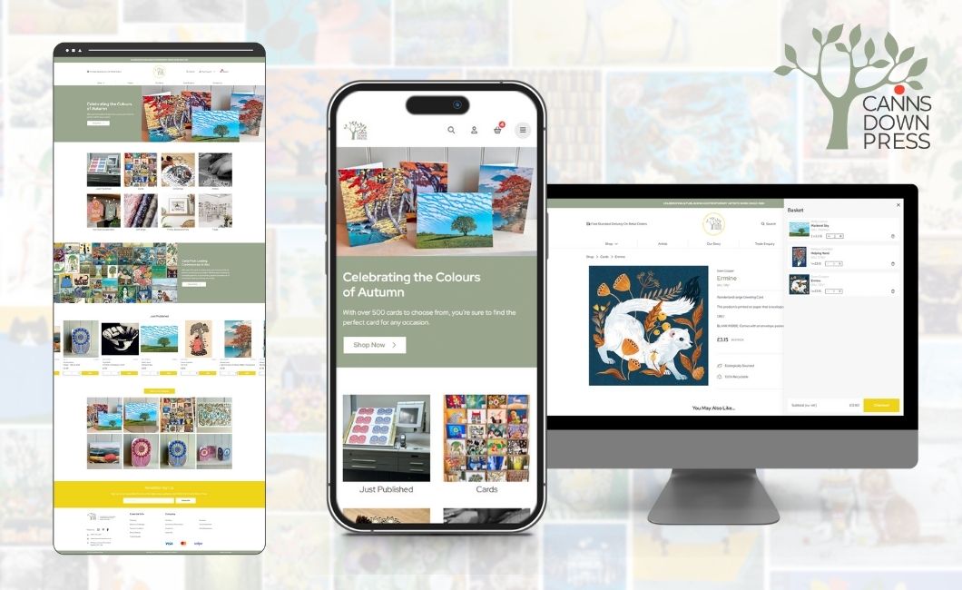 B2B Ecommerce Website For Art Greeting Card Publisher