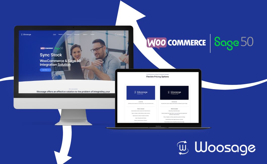 New Woosage WooCommerce Sage 50 Launched